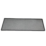 Universal Woven Mesh Interchimp Style Front Insert Grille Stainless Steel Black