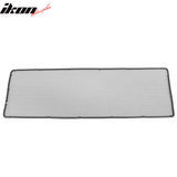 Universal 1'X3.3' Sheet Front Grille Black + Titanium Mesh Woven Mesh Interchimp