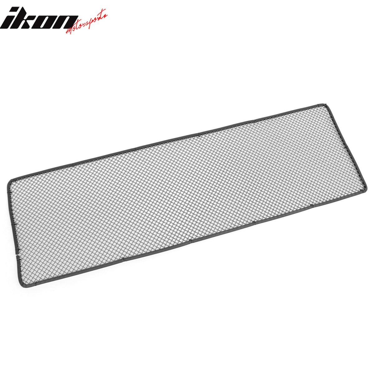 Universal 1'X3.3' Sheet Front Grille Black + Titanium Mesh Woven Mesh Interchimp