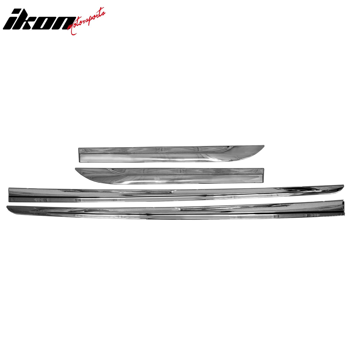 2013-2017 Honda Accord Chrome 4PCS LH RH Lower Door Molding Trim ABS
