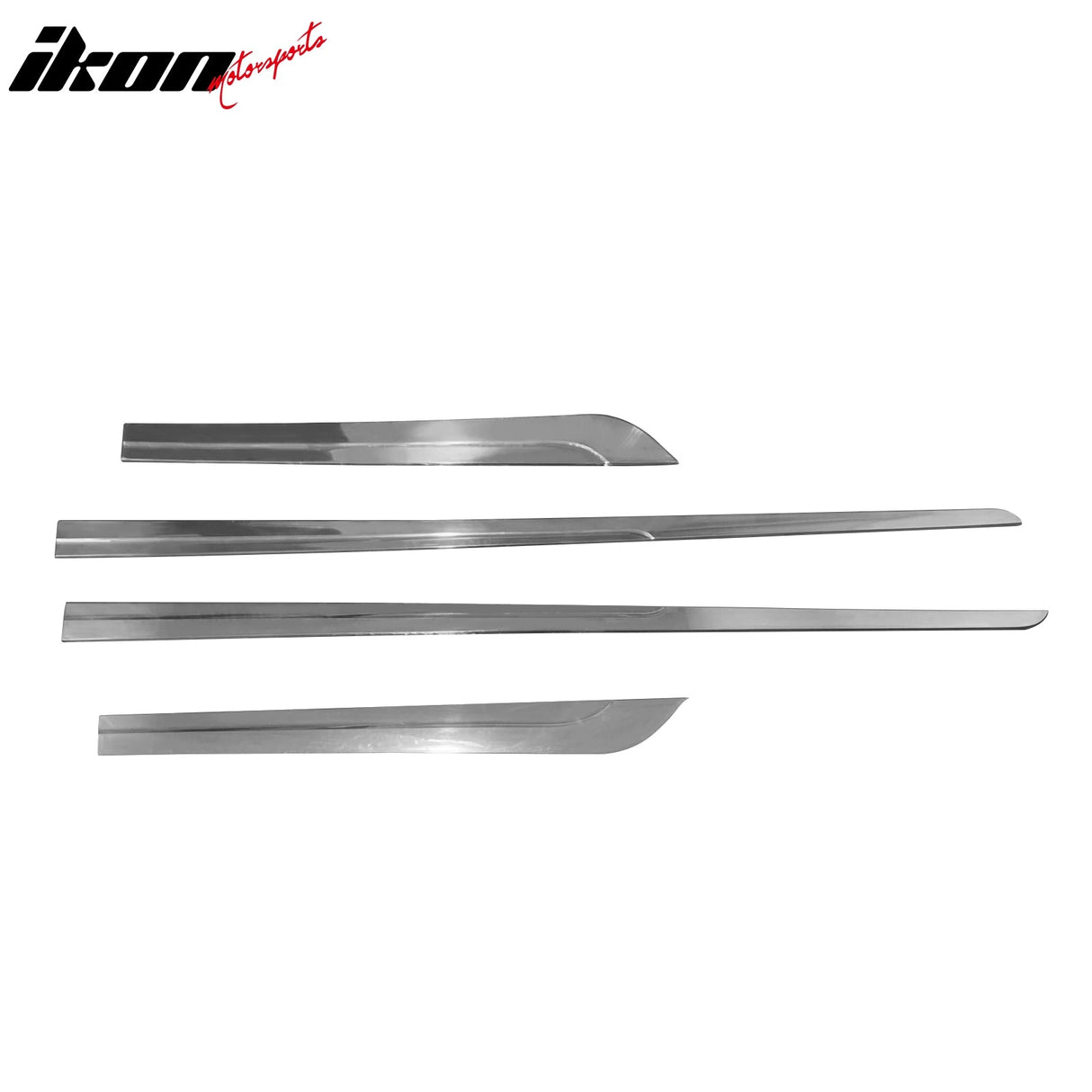 2011-2016 Hyundai Elantra 4-Door Chrome 4PCS Lower Door Molding ABS
