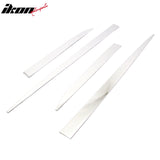 2016-2017 Hyundai Tucson Chrome 4PCS LH RH Lower Door Molding Trim ABS