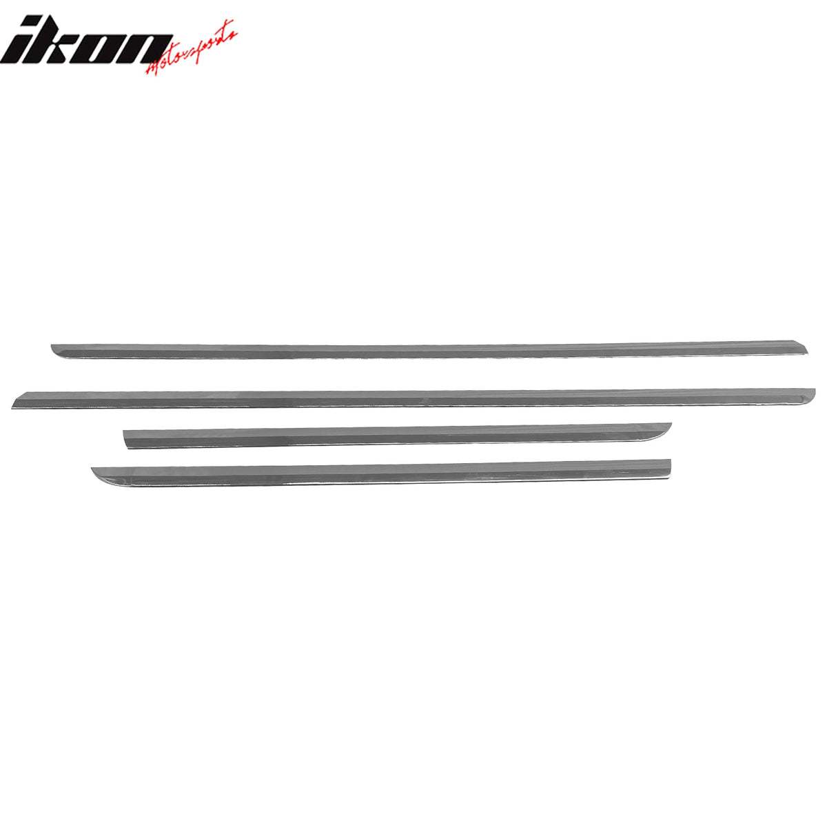 2006-2012 Ford Fusion 2007-2012 Lincoln MKZ Lower Door Molding Trim Mirror Finish Stainless Steel 4PCS