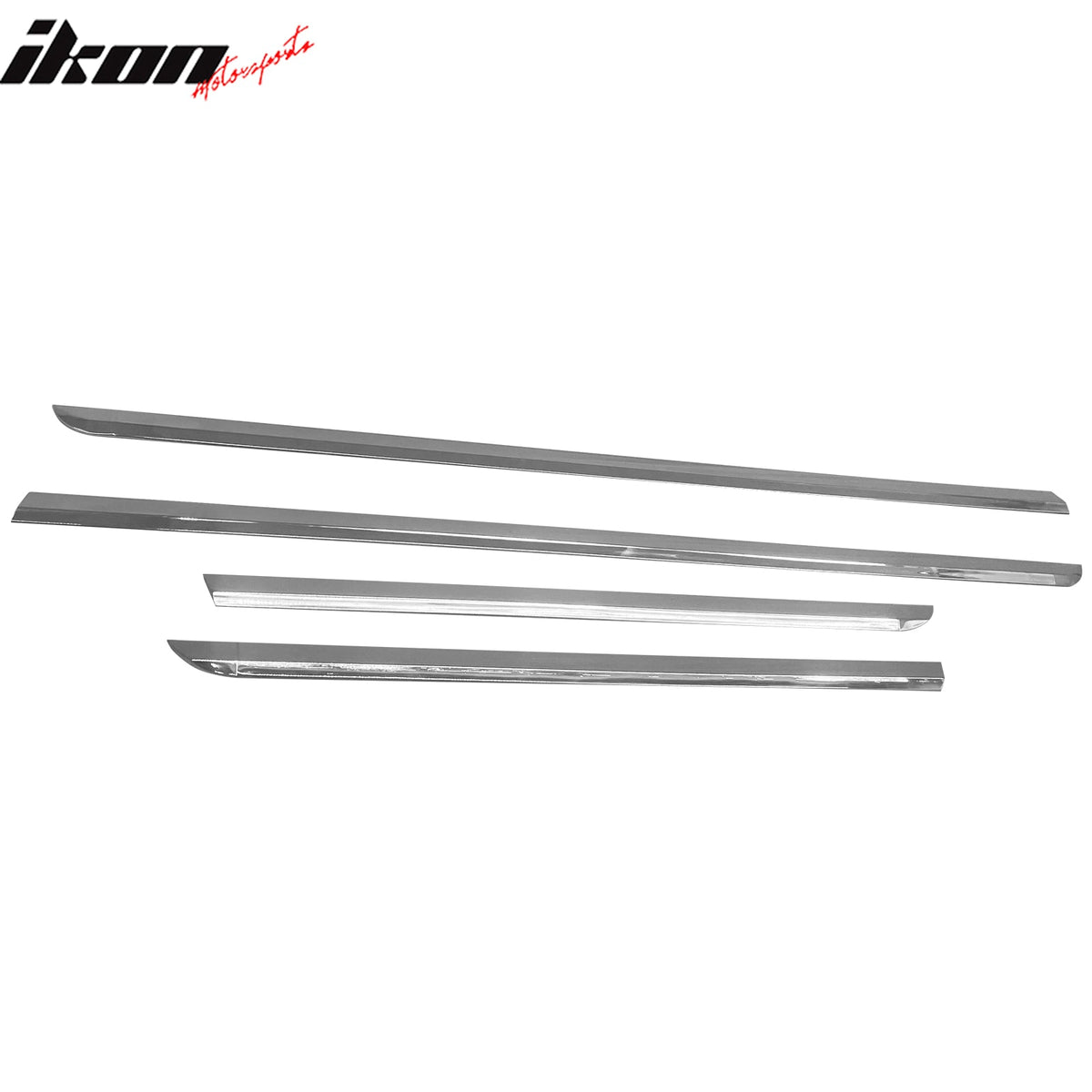 2006-2012 Ford Fusion 2007-2012 Lincoln MKZ Lower Door Molding Trim Mirror Finish Stainless Steel 4PCS