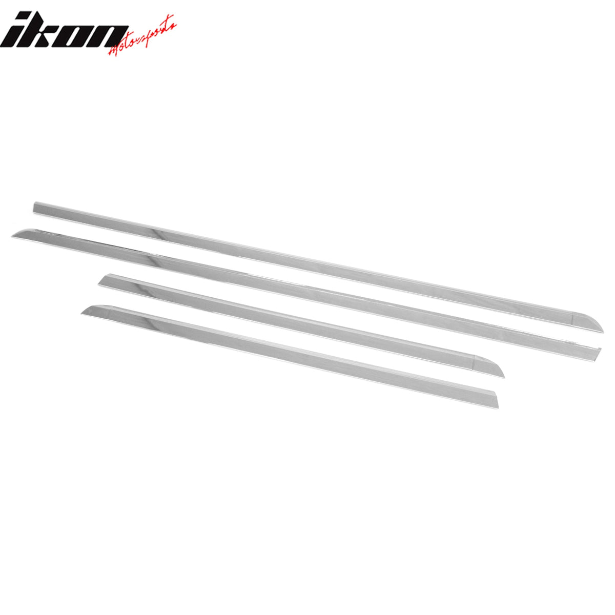 2006-2012 Ford Fusion 2007-2012 Lincoln MKZ Lower Door Molding Trim Mirror Finish Stainless Steel 4PCS