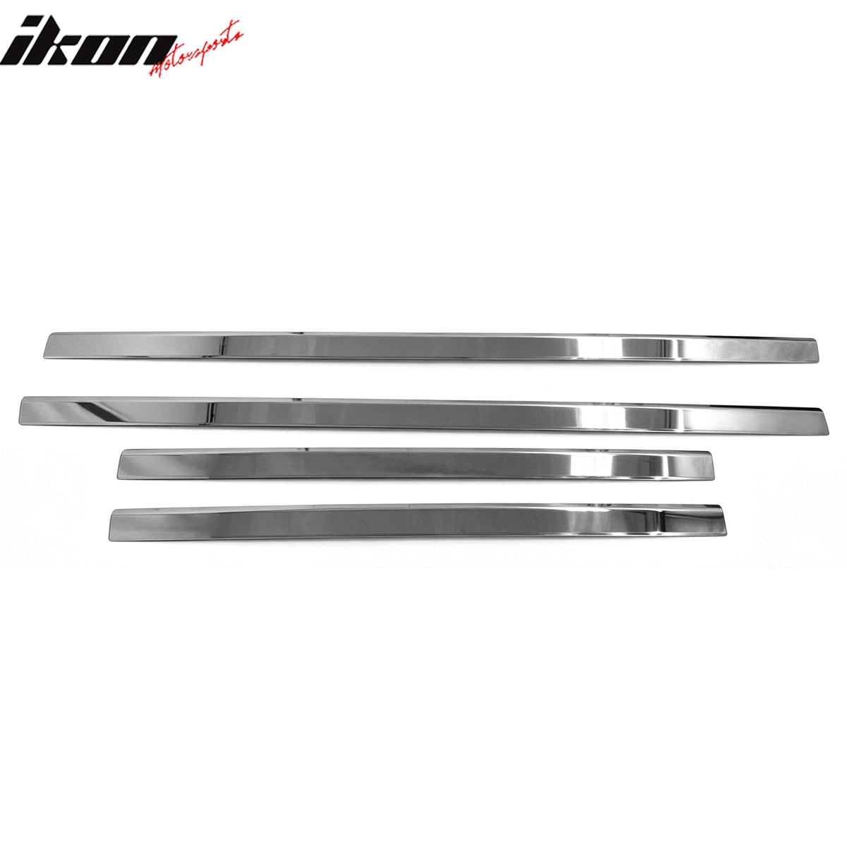 2002-2009 Chevrolet Trailblazer Window Belt Molding Trim Stainless Steel 4PCS Set