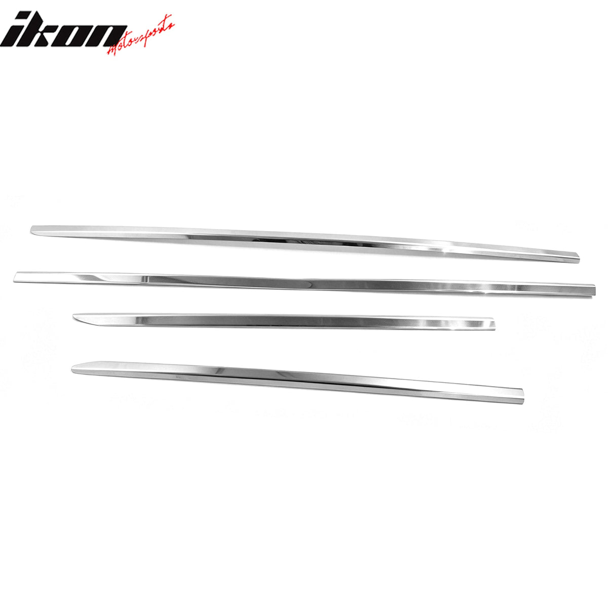 2009-2021 Dodge Ram 1500 2500 3500 Quad Cab Window Belt Molding Trim 4PCS Set