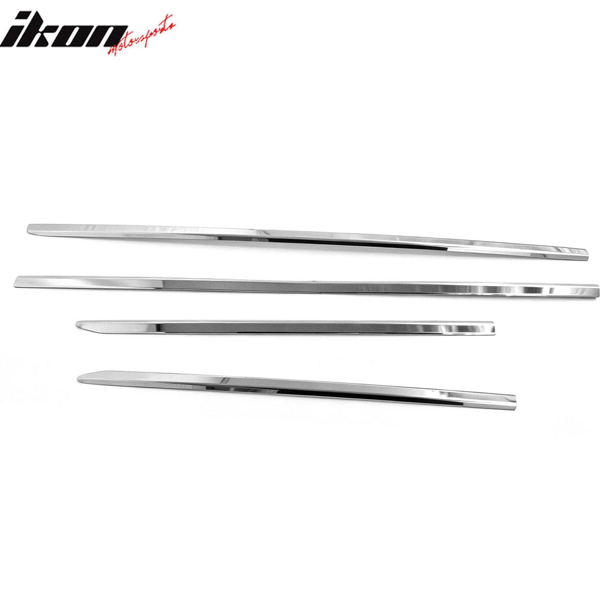 2009-2021 Dodge Ram 1500 2500 3500 Quad Cab Window Belt Molding Trim 4PCS Set