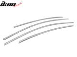 2011-2015 Hyundai Accent 4-Door Chrome 4PCS Window Top Molding ABS