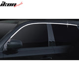 2005-2009 Hyundai Tucson Window Visors Vent Wind Rain Sun Guards Deflectors ABS Plastic Chrome 4PCS
