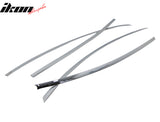 2012-2015 Kia Rio 4-Door Chrome 4PCS RH LH Window Top Molding Trim ABS