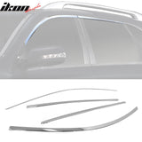 2011-2013 Kia Sorento Chrome 4PCS RH LH Window Top Molding Trim ABS