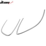 2007-2012 Hyundai Santa-Fe Chrome 2PCS Window C Pillar Molding Trims ABS