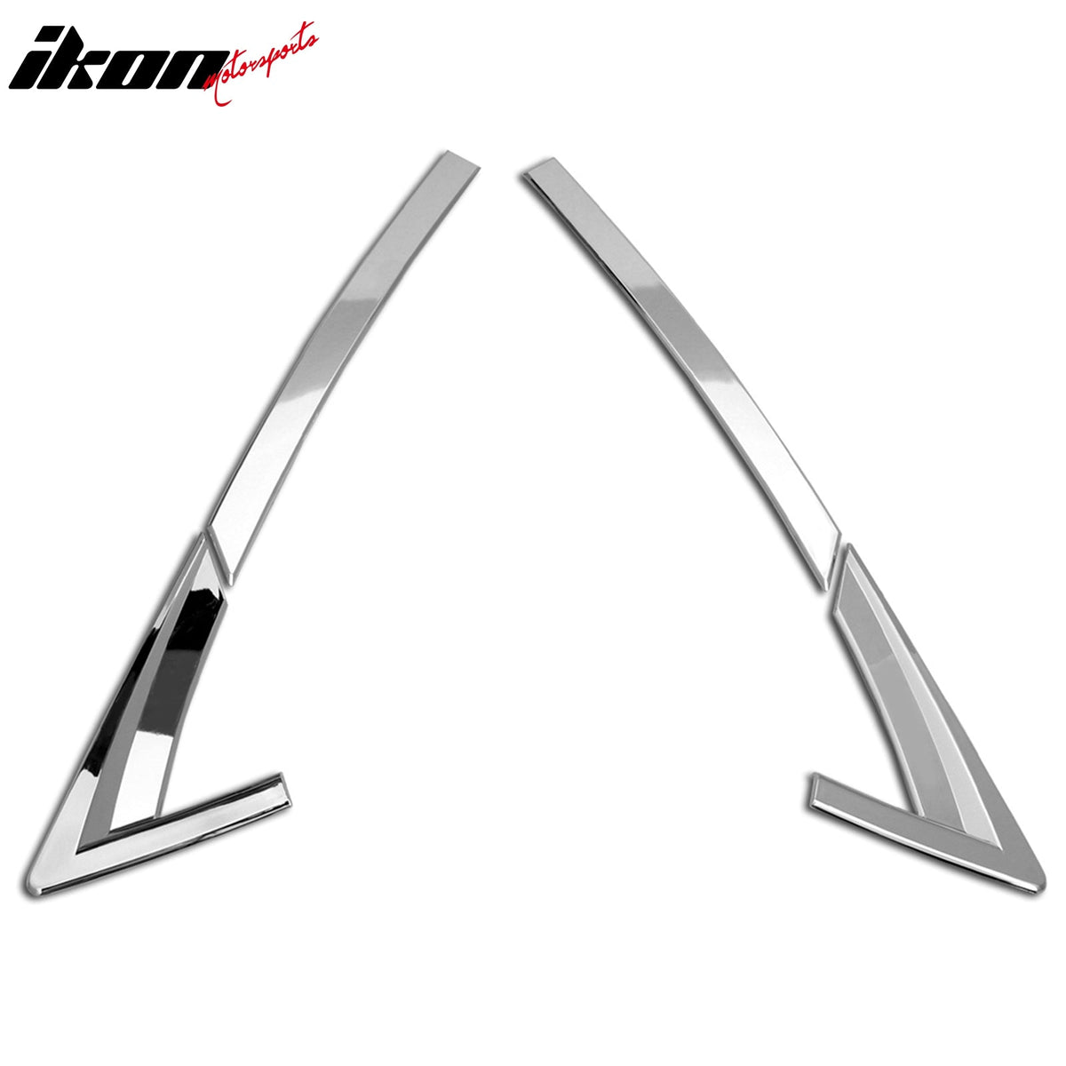 2008-2010 Hyundai Sonata Chrome 2PCS Window C Pillar Molding Trim ABS