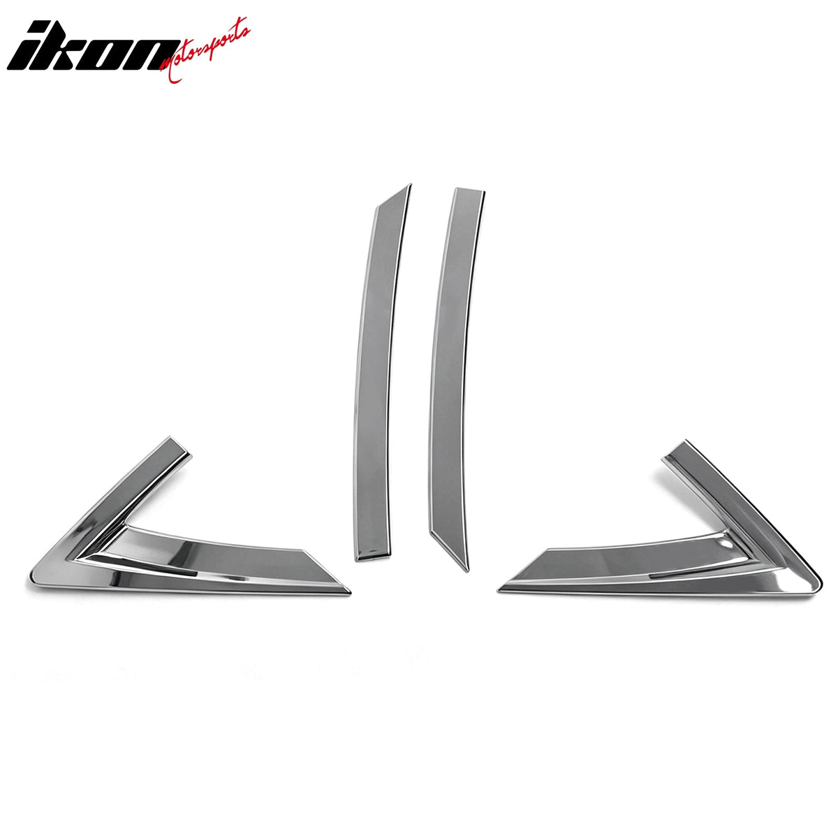 2008-2010 Hyundai Sonata Chrome 2PCS Window C Pillar Molding Trim ABS