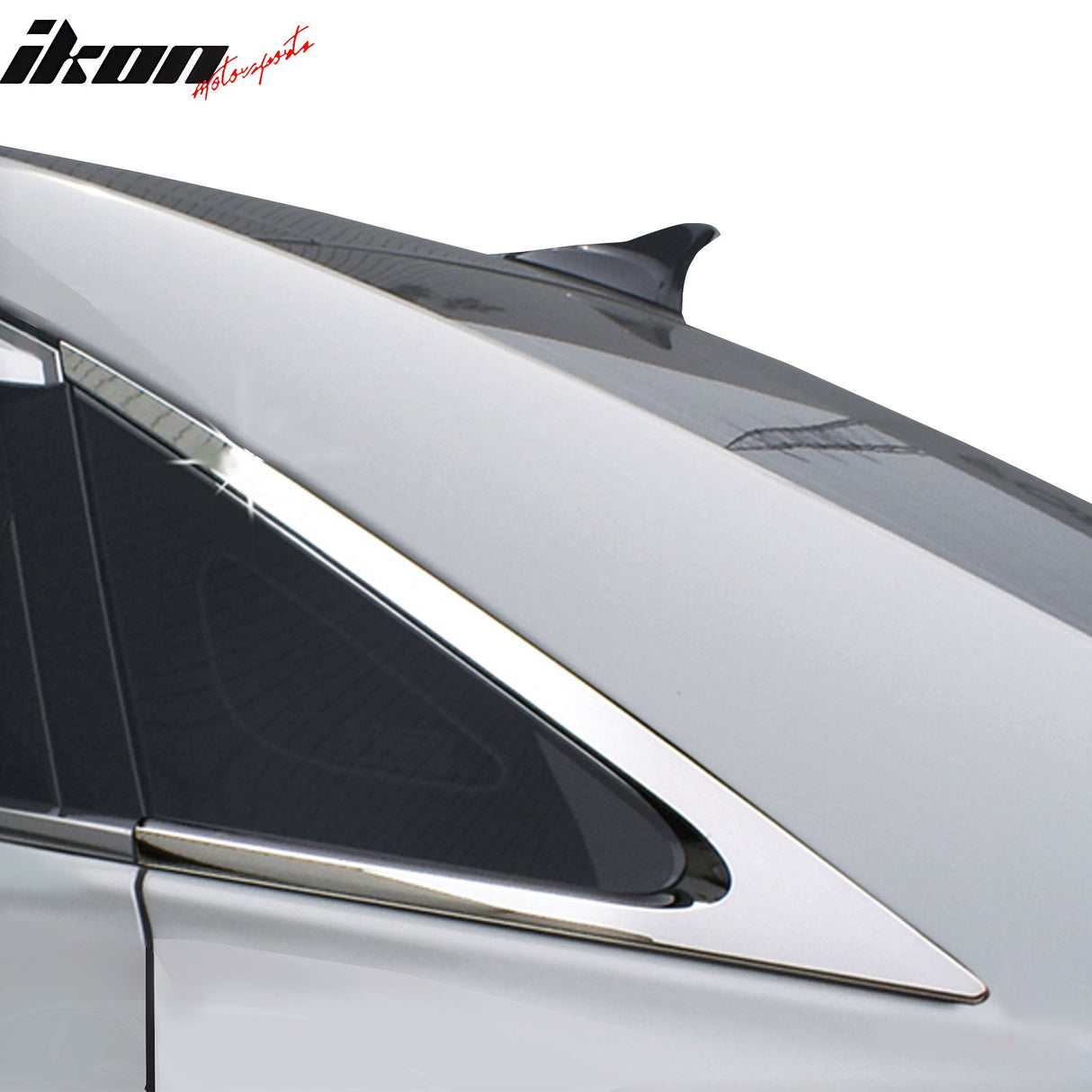 2011-2013 Hyundai Sonata Chrome 2PCS Window C-Pillar Molding Trim ABS