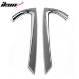 2007-2012 Kia Rondo Chrome 2PCS Window A Pillar Molding Trims