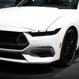 Real Carbon Fiber Front Bumper Grille Trim Covers for 2024+ Ford Mustang EcoBoost