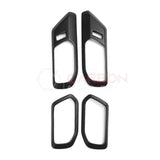 Real Carbon Fiber Interior Door Handle Trim Covers For 2021+ Ford Bronco