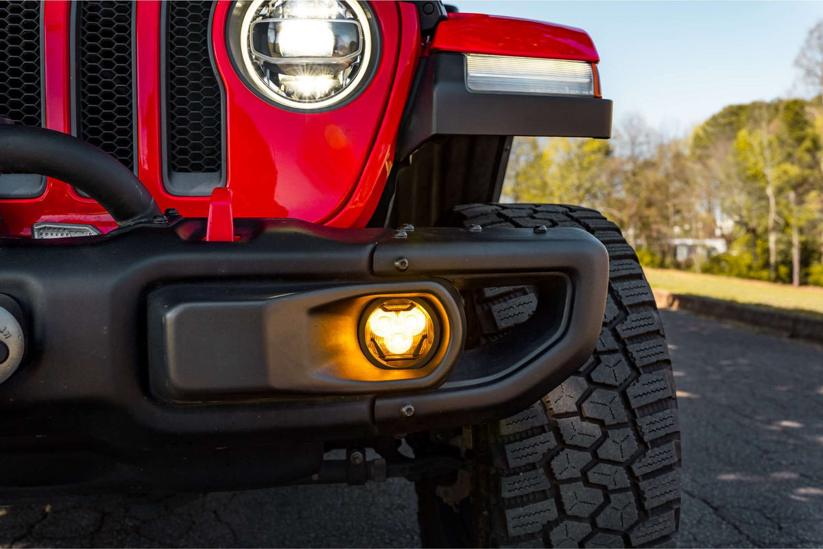 Morimoto 4Banger Fog Light Kit: 18+ JL/JT (NCS / Wide / Set)