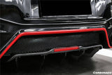 2012-2023 Nissan GTR R35 DBA  EBA BKSS Style Carbon Fiber Rear Diffuser Canards