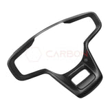 Real Carbon Fiber Steering Wheel Button Trim Cover For 2021+ Bronco