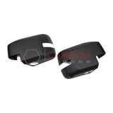 Real Carbon Fiber Mirror Cap Cover with Turn Signal For 2021+ Ford Bronco