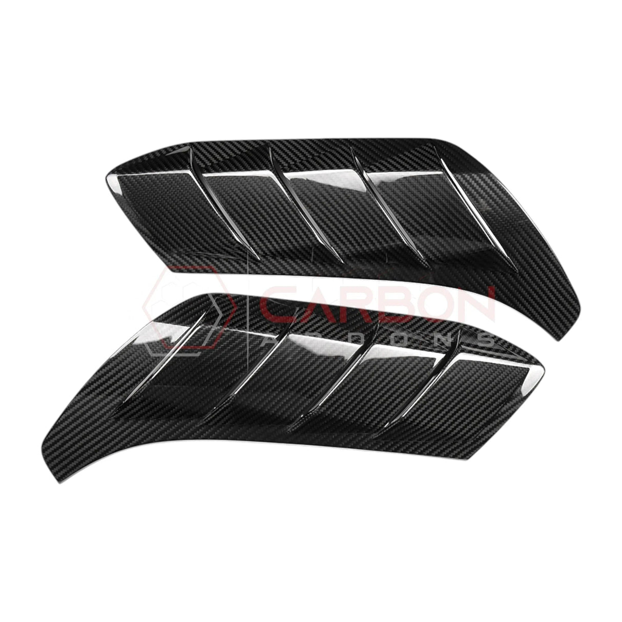 2021+ Bronco Raptor Real Carbon Fiber Fender Vent Trim Covers