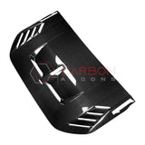 Real Carbon Fiber Hood Vent Trim Cover For 2021+ Bronco Raptor