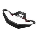 Real Carbon Fiber Steering Wheel Button Trim Cover For 2021+ Bronco