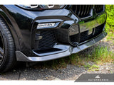 AutoTecknic Performance Dry Carbon Front Lip Set - BMW G06 X6 M-Sport