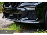 AutoTecknic Performance Dry Carbon Front Lip Set - BMW G06 X6 M-Sport