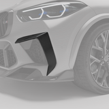 BMW X5M F95 PRE LCI Carbon Fiber Front Bumper Canards