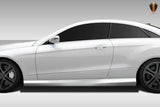 2010-2016 Mercedes E Class C207 2DR A207 Convertible Eros Version 3 Side Skirt Rocker Panels - 2 Piece
