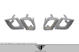 2011-2014 Porsche Cayenne AF-4 Exhaust Tips - 4 Piece (S)