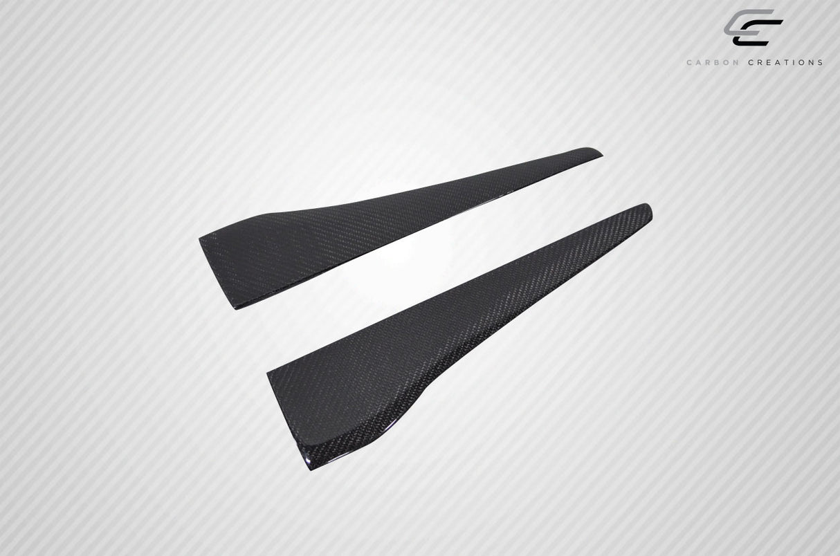 2015-2017 Ford Mustang Carbon Creations GT Concept Rear Add Ons Spat Extensions - 2 Piece (S)