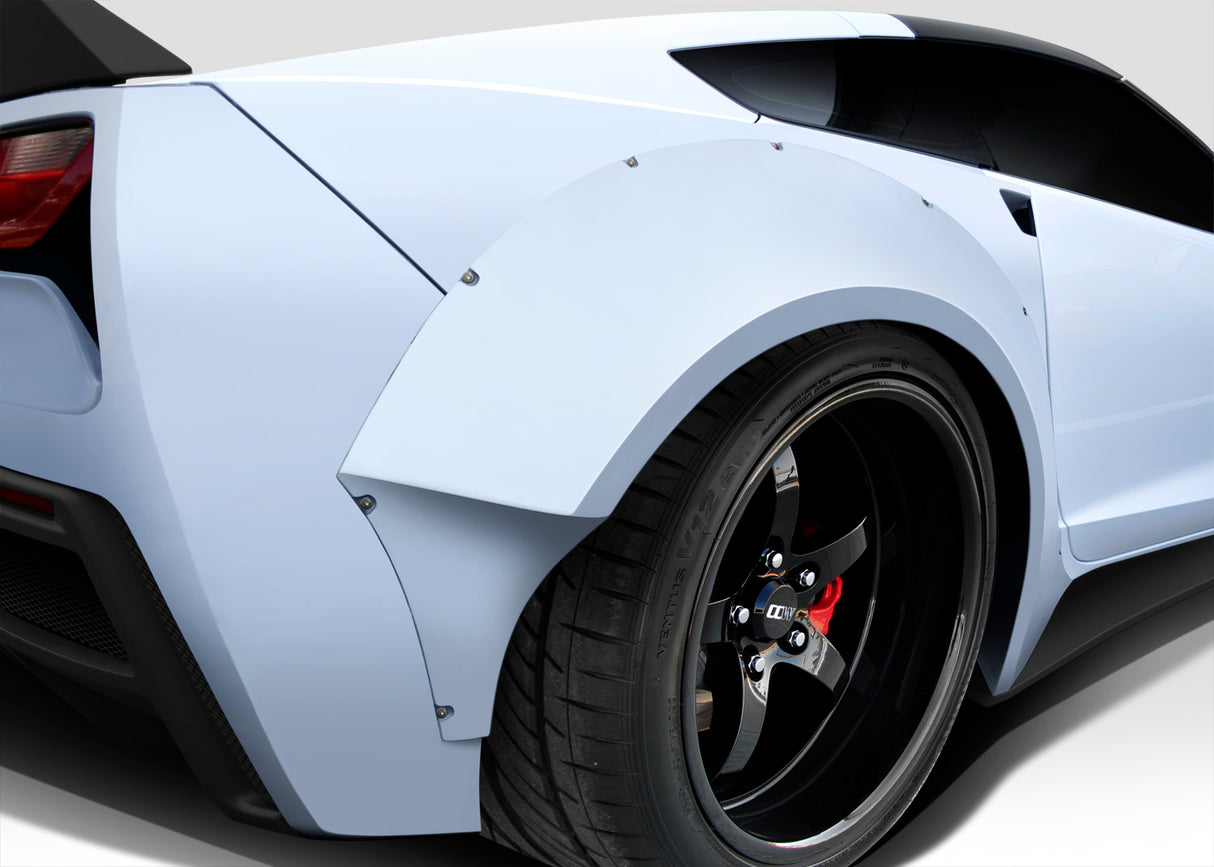 2014-2019 Chevrolet Corvette C7 Duraflex Gran Veloce Wide Body Kit - 8 Piece