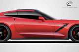 2014-2019 Chevrolet Corvette C7 Carbon Creations GT Concept Side Splitters - 2 Piece
