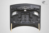 2008-2023 Dodge Challenger Carbon Creations Dritech Hellcat Look Hood - 1 Piece