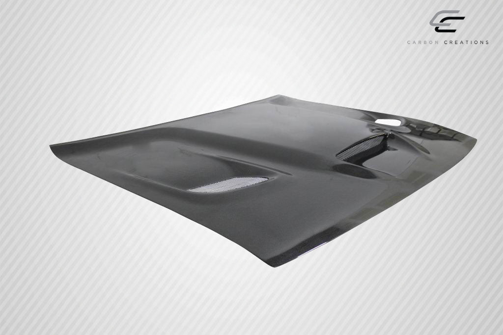 2008-2023 Dodge Challenger Carbon Creations Dritech Hellcat Look Hood - 1 Piece