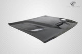 2008-2023 Dodge Challenger Carbon Creations Dritech Hellcat Look Hood - 1 Piece
