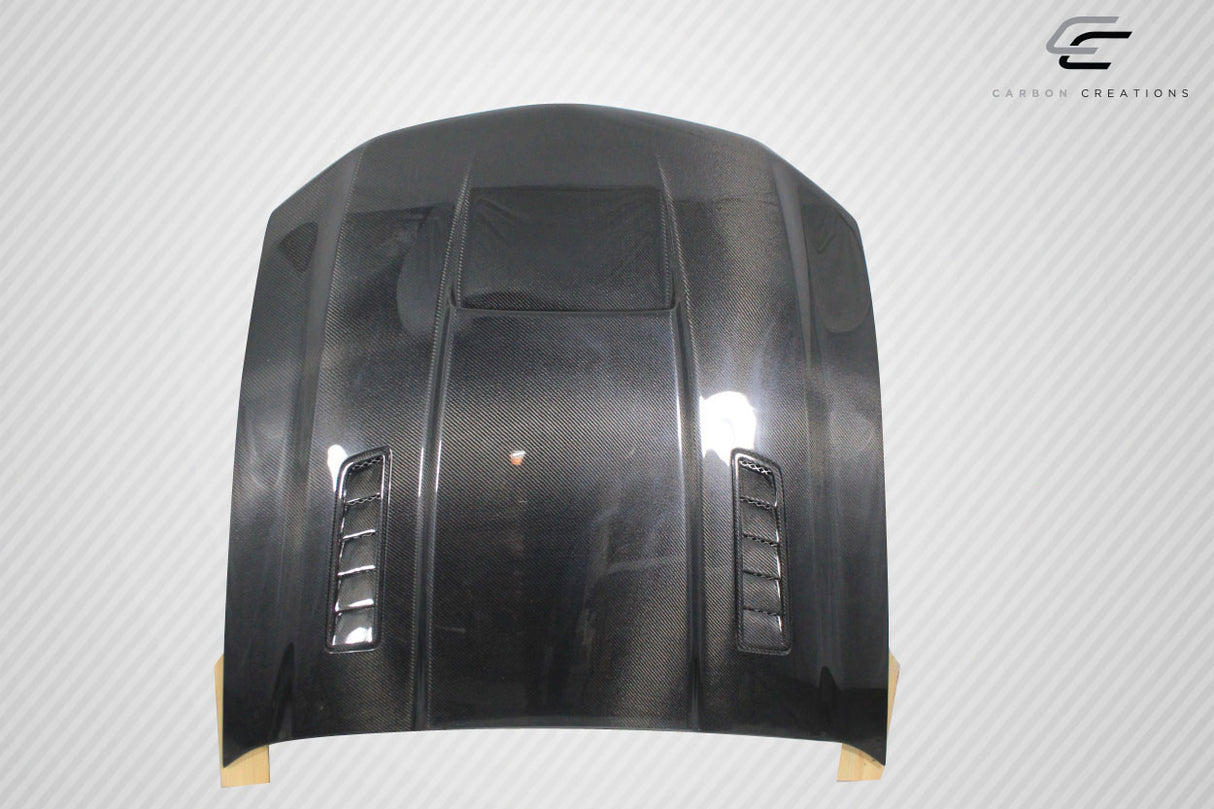 2010-2012 Ford Mustang Carbon Creations Dritech CVX Version 3 Hood - 1 Piece