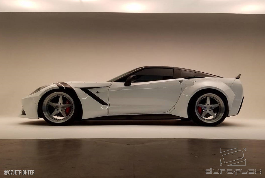 2014-2019 Chevrolet Corvette C7 Duraflex Gran Veloce Wide Body Kit - 6 Piece