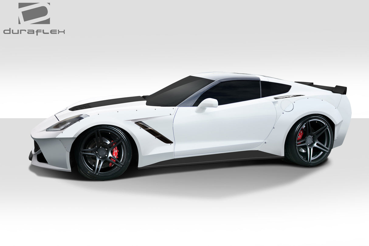 2014-2019 Chevrolet Corvette C7 Duraflex Gran Veloce Wide Body Kit - 8 Piece