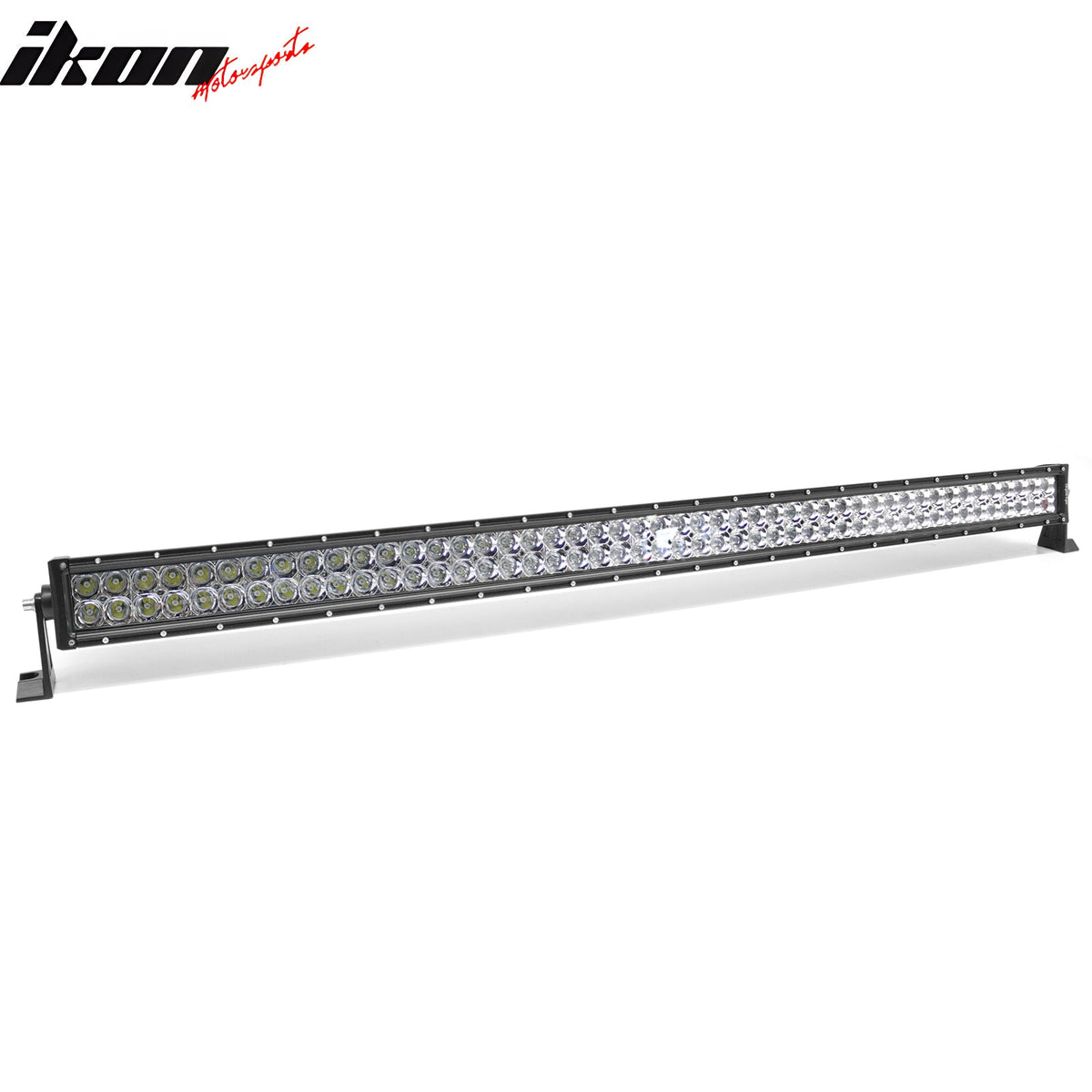 49" 288W 96 LED 2 Row 8 Degree Spot LED Work Light Bar Spot Flood Combo Truck SUV ATV Off Road For Universal Black Aluminum