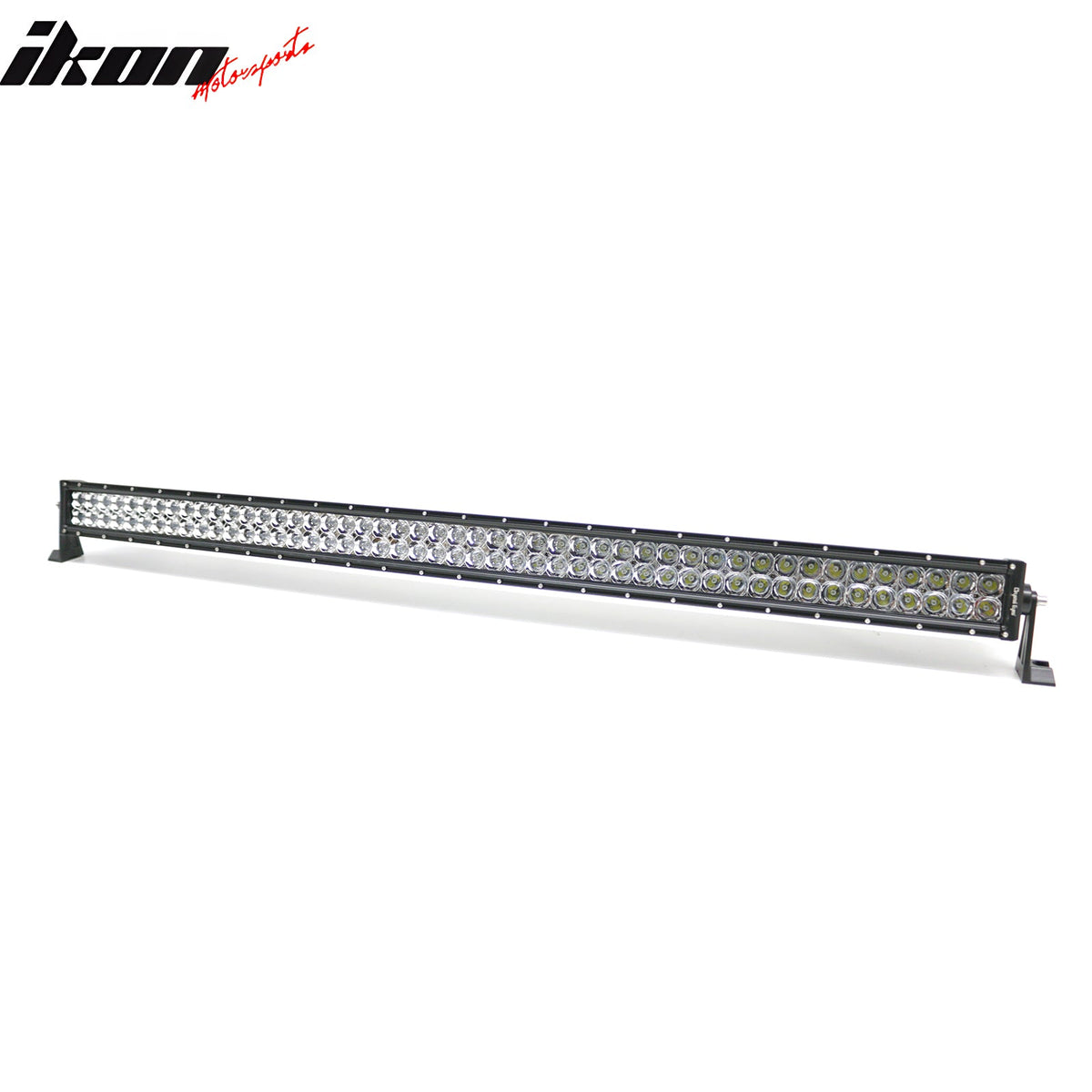 49" 288W 96 LED 2 Row 8 Degree Spot LED Work Light Bar Spot Flood Combo Truck SUV ATV Off Road For Universal Black Aluminum