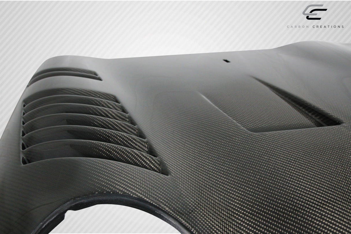 2002-2006 Mini Cooper / Cooper S R50 R53 2005-2008 Cooper convertible R52 Carbon Creations DriTech Racer Hood - 1 Piece