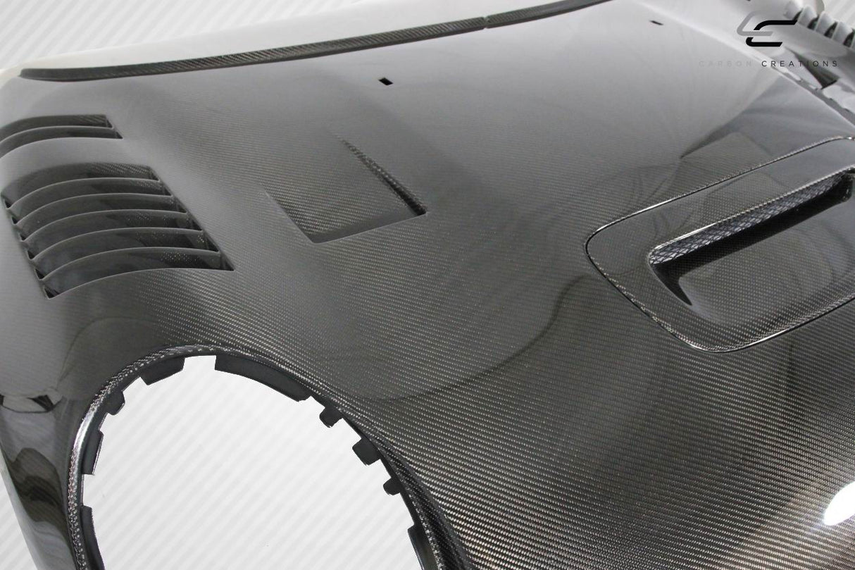 2014-2023 Mini Cooper S F55 F56 F57 Carbon Creations DriTech Racer Hood - 1 Piece