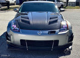 2003-2006 Nissan 350Z Z33 Carbon Creations DriTech AM-S Hood - 1 Piece