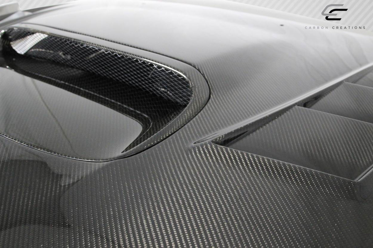 2008-2011 Subaru Impreza 2008-2014 WRX STI Carbon Creations DriTech TS-1 Hood - 1 Piece